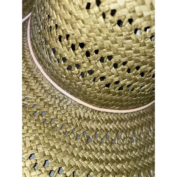 rag & bone Elle Perf Straw Fedora main image 5